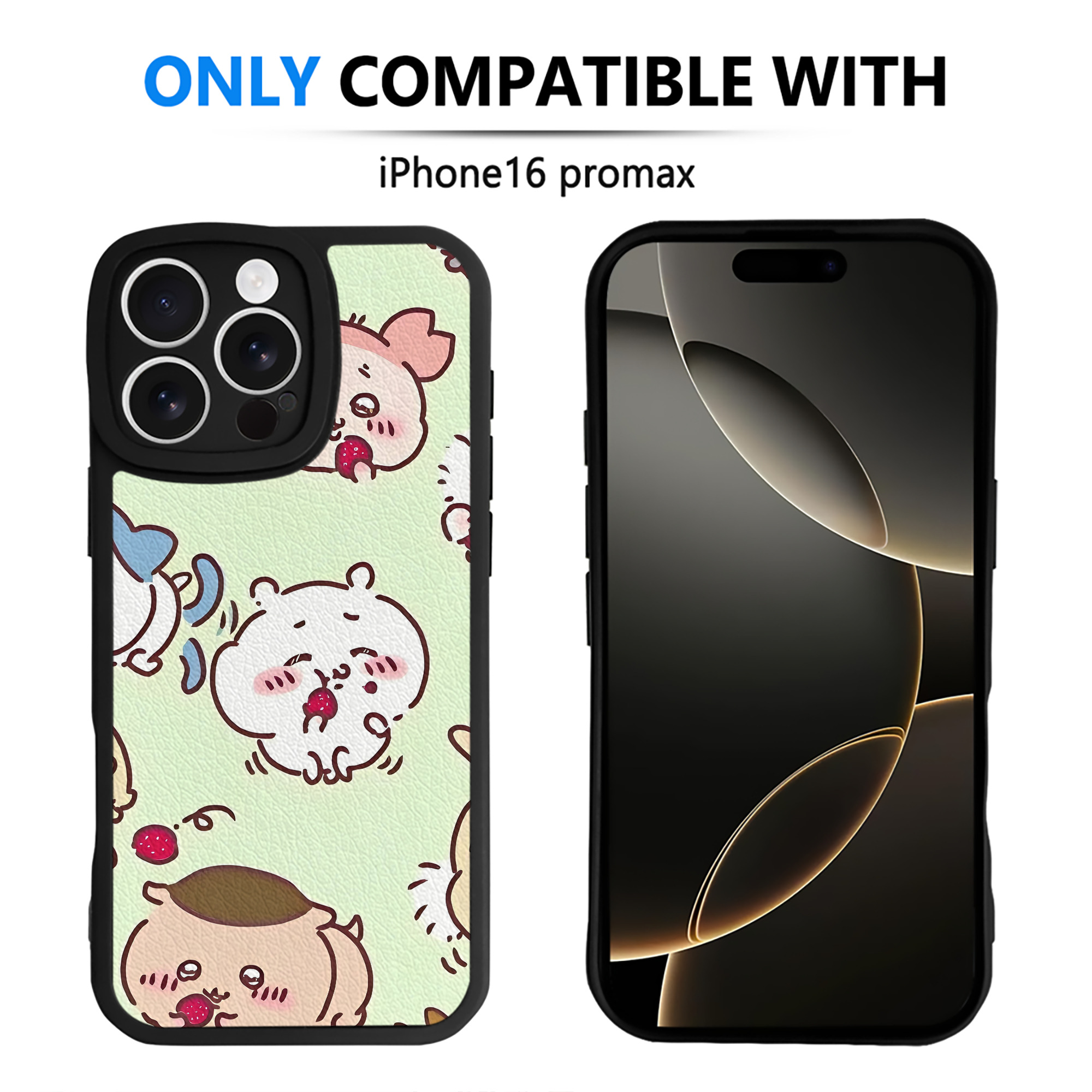 （画像用） ちいかわ Chii-kawa 【iPhone 16シリーズ対応】シリコンスマホケース（レザー調） 材質：シリコン